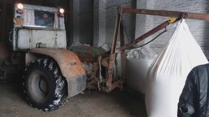 Самодельный кран на трактор т150