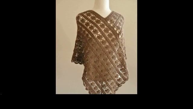 crochet poncho with hood смотреть онлайн