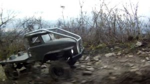 RC URAL 4320 Trial Truck 1:10 with portal Axles test drive