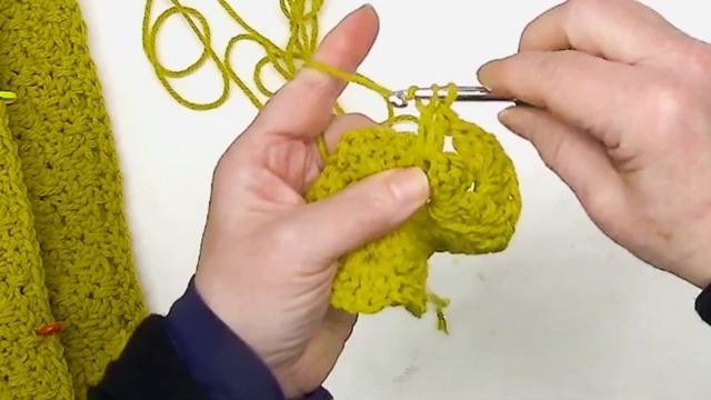 Simple Cardigan With Just 2 Hexagons! How to Crochet Spike Stitch