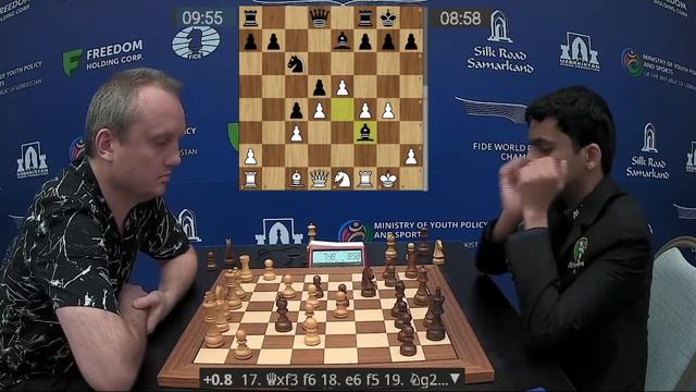 Gareyev Timur VS Nihal Sarin II 2023 FIDE World Rapid Championship R4 смотреть онлайн