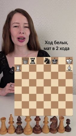 Шахматы, мат в 2 хода