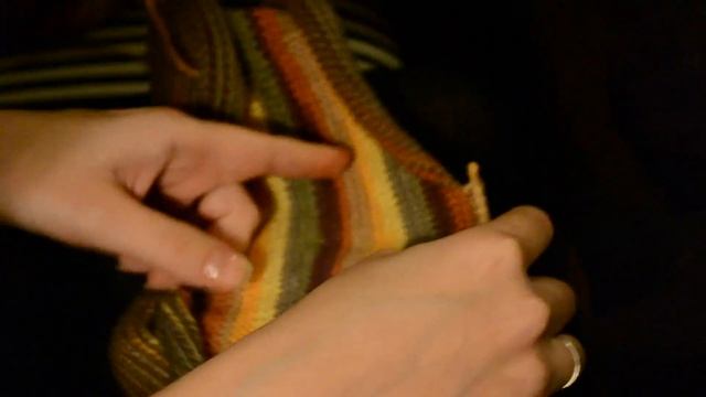 Тунисское вязание по кругу от двух мотков. Видео со встречи Ярнии. 09.01.2015 смотреть онлайн