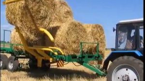 Погрузчик-транспортировщик рулонов сена ТП-10-1