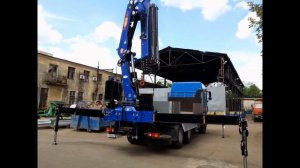 История создания и эксплуатации а/м МАЗ-6312B9 с манипулятором PM36526S