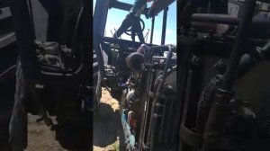 Первый запуск нашего МТЗ с двигателем д-245