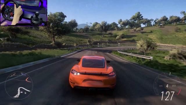 MUITO FORTE! PORSCHE CAYMAN 590HP | Forza Horizon 5 | Logitech G29 смотреть онлайн