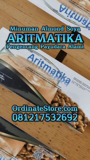 Cream Pembesar Payudara Ber Bpom Minuman ARITMATIKA SOYA ALMOND, WA 081217532692, OrdinateStore.com