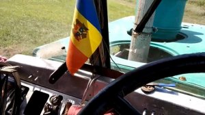 Вид от первого лица из кабины трактора Т-150К /Moldova
