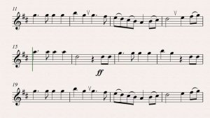 Л.Бетховен "Походная песня" - видеоминусовка для саксофона-альта. Темп 105