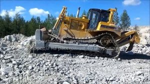 бульдозер HBXG SD7 SHEHWA в работе (дилер СПЕКТР)