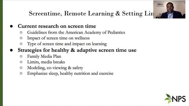 NPS Elementary Forum - January 20, 2021 смотреть онлайн