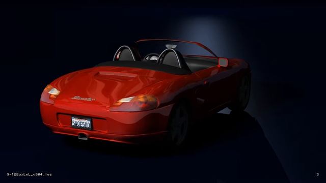 Porsche Boxster in 3D смотреть онлайн