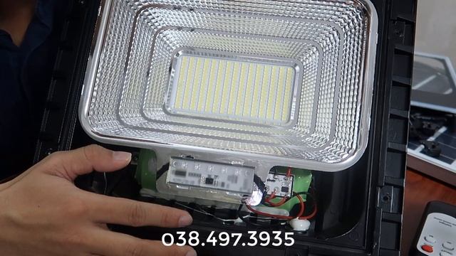 Đánh giá Đèn pha led năng lượng mặt trời 100w - Solar Light JD8800L, IP67, Giá Rẻ Bao Nhiêu 2021
