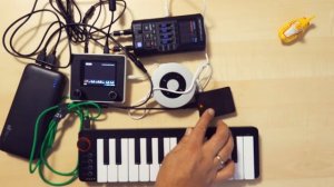 A Retrokits care package (RK-008 sequencer, RK-006 MIDI interface, RK-002 smart MIDI cable, Quickie)