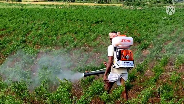 STIHL SR420  POWER SPRAYER (PETROL ENGINE) FARMER CHILLY FERTILIZER SPRAYER  9392012962