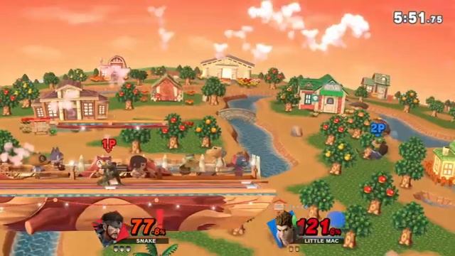 [SSBU] SNAKE vs LITTLE MAC смотреть онлайн