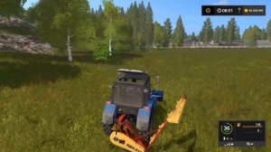 Farming Simulator 2017. РЕГИОН 18. ТРАКТОР БЕЛАРУС МТЗ 82.1 КОСИЛКА КДН-210.