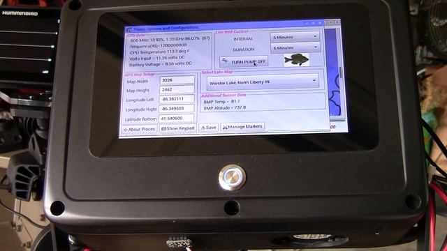 My Pan fishing Rig with A home brew Raspberry Pi GPS/NAV/Chart Viewer смотреть онлайн