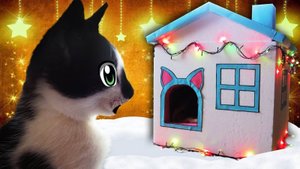 ИДЕАЛЬНЫЙ ПОДАРОК НА НОВЫЙ ГОД ДЛЯ КОТОВ! КОТ МАЛЫШ И КОШКА МУРКА! А ну-ка давай-ка
