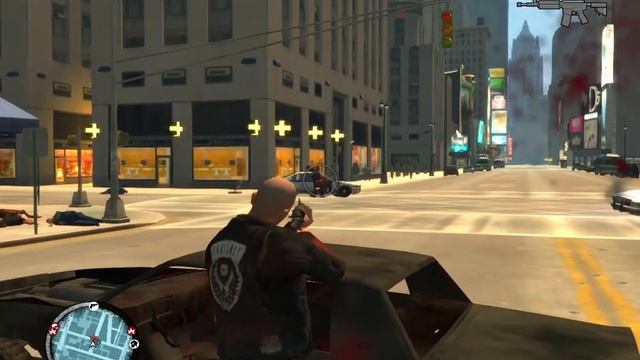 GTA 4 TLaD: LCPD Vs. Johnny (720p) Star Junction (Algonquin, Liberty City)