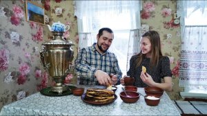 КАК ПРОВОЖАЮТ ЗИМУ В ДЕРЕВНЕ ｜ РУССКИЕ ТРАДИЦИИ И БОГАТЫЙ СТОЛ С САМОВАРОМ