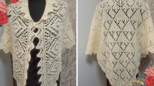 Косынка спицами " Сюрприз " ((миниатюра ⚡Часть 2⚡Схема 3🦋