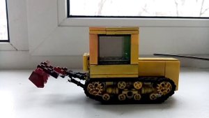 Лего трактор ДТ 75 Казахстанец