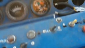 Запуск ЮМЗ. Через ПД10. Стартер череч пускач !