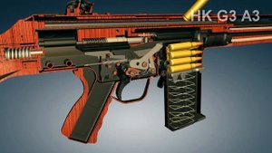HK G3 A3 assault rifle | 3dGun