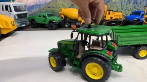 Bruder John Deere Tractor 5115M Unboxing | Fun Playing Video for Kids