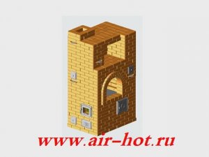 Двухколпаковая ОВП с духовым шкафом - вариант 2