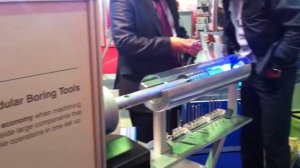 Cogsdill ZX MBT Bottle Boring  Display Machine at Moscow Metalloobrabotka, in Russia