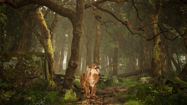 Ancient Sabretooth #animation  #creature #3d #art смотреть онлайн