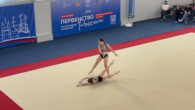 ЖП 13-19, Ильюхина Маргарита - Ильина Мария, комбинированное упражнение