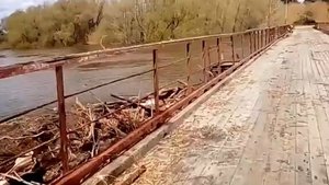 Ишим паводок 2017. Старый мост.