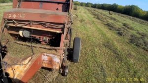 Сенокос в сентябре// осеннее прессования