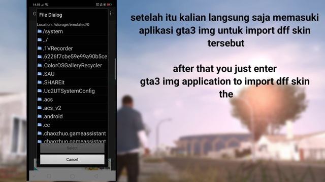 Cara reedit texture skin di GTA SAN Andreas android sangat mudah!!!