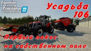 Усадьба 106 часть. Первый покос на собственном поле.