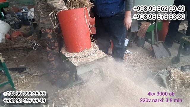 Poxol maydalovchi drobilka 4kw 3000ob|Похол майдалагич Универсал драбилка