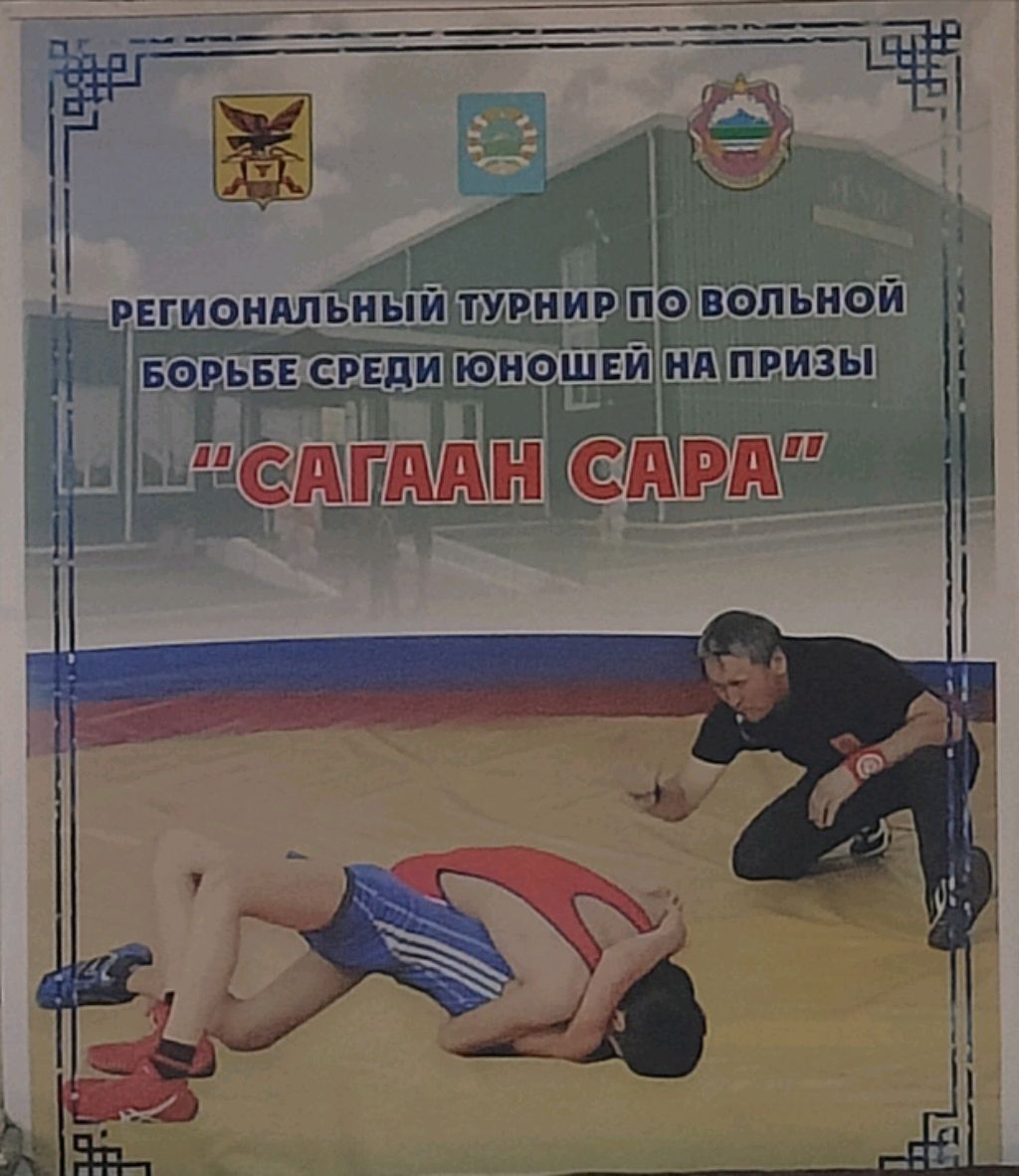 Региональный турнир по вольной борьбесреди юношей на призы " Сагаан Сара". смотреть онлайн