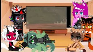 ❤️Реакция 2 на МЛП злодеев и Котов воителей мой персонаж 🐾