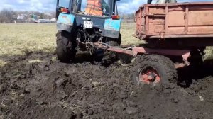 МТЗ-82 в грязи