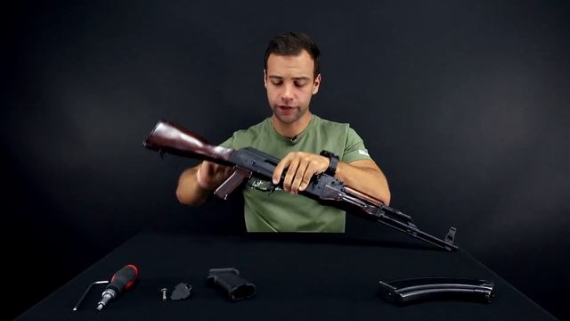 Рукоять Magpul MOE AK. Установка, обзор смотреть онлайн