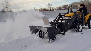 Первое испытание шнекоротора с гидроприводом.5 декабря 2023 г.