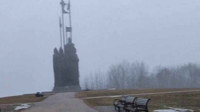Монумент Ледовое побоище в Пскове