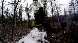 Регион 88 | Добыл оленя. Жарю мясо на костре, пью чай