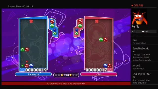 Puyo Puyo Tetris HardCore Ai Let's try PPT 2 Hype 3