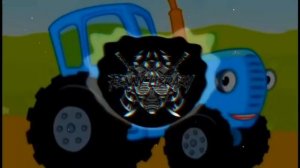 по полям по полям синий трактор едет к нам ремикс.