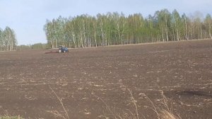 боронование на мтз 1221.4 и мтз 82.2 с котками